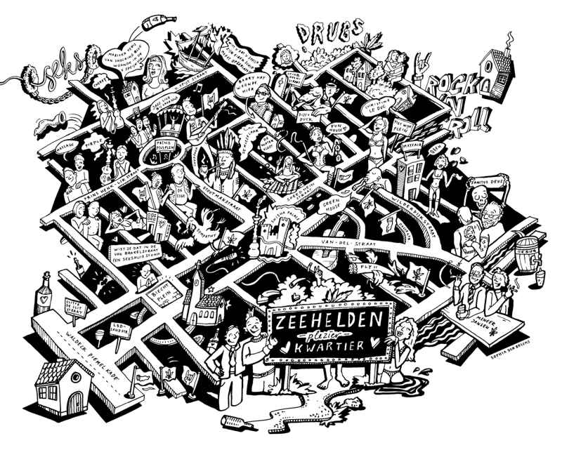 Seks, Drugs, Rock ’ n Roll in zeeheldenkwartier te Den Haag