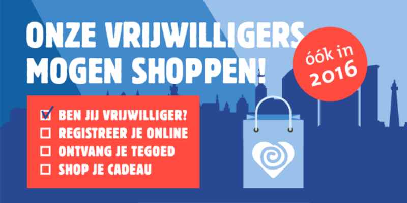 vrijwilligers gratis shoppen den haag