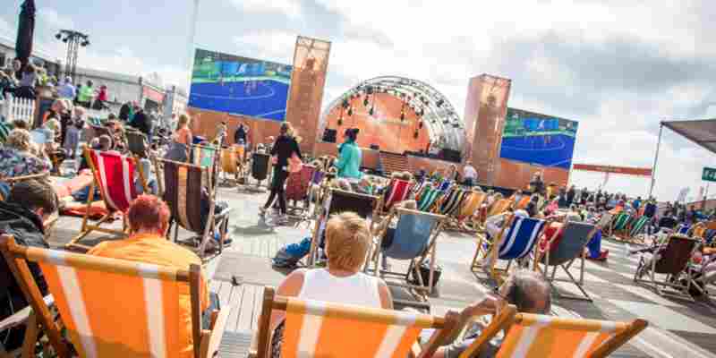 Meer dan 40.000 bezoekers na eerste week Olympic Experience Den Haag scheveningen