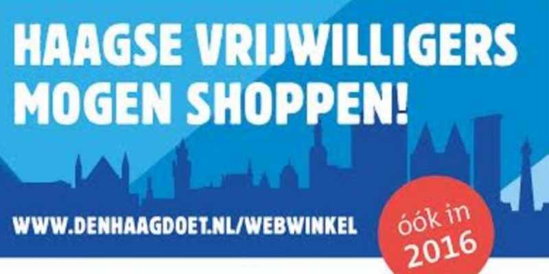 vrijwilligers shoppen den haag